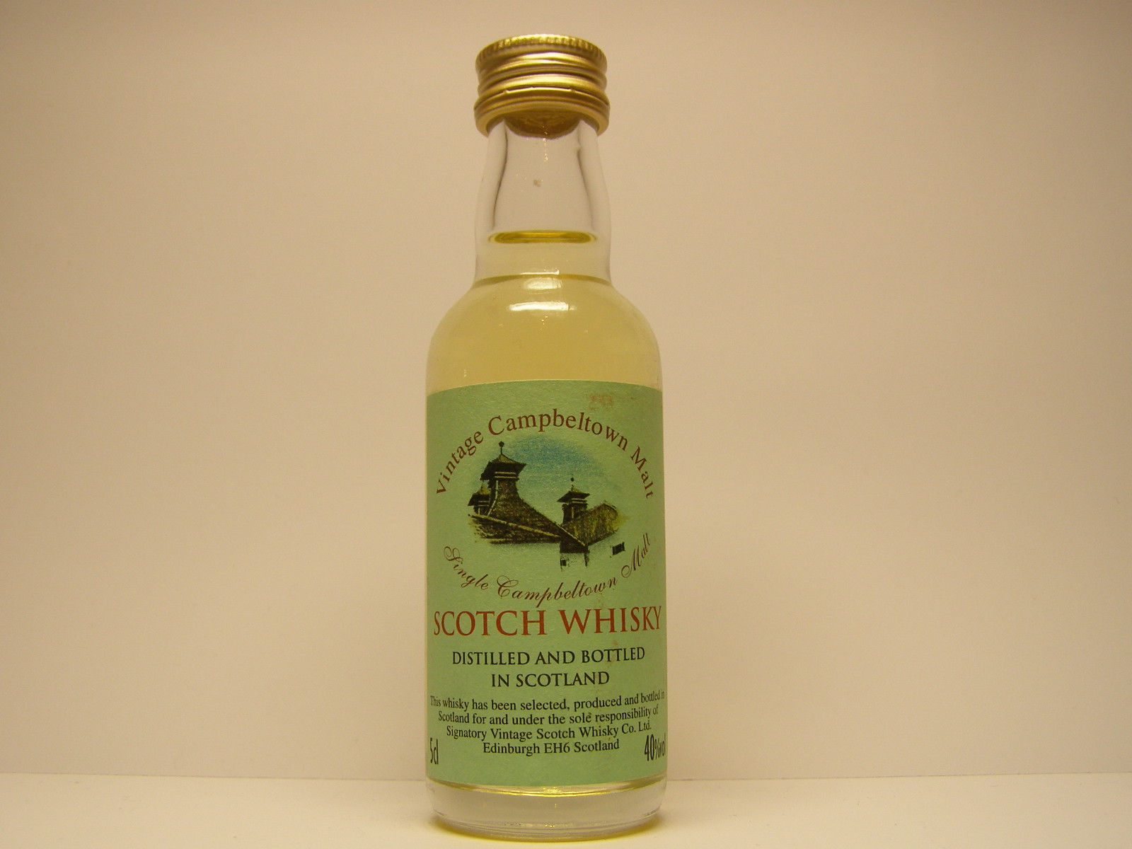 Vintage Campbeltown Malt SCMSW 5cl 40%vol